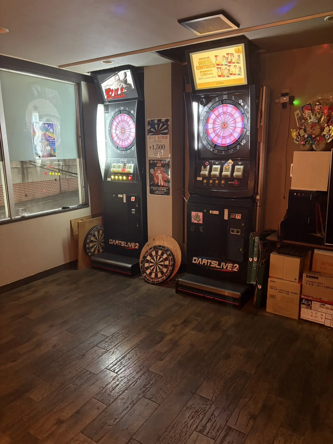 DARTSLIVE2を2台設置